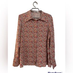 Mango floral Shirt US 6 Women
